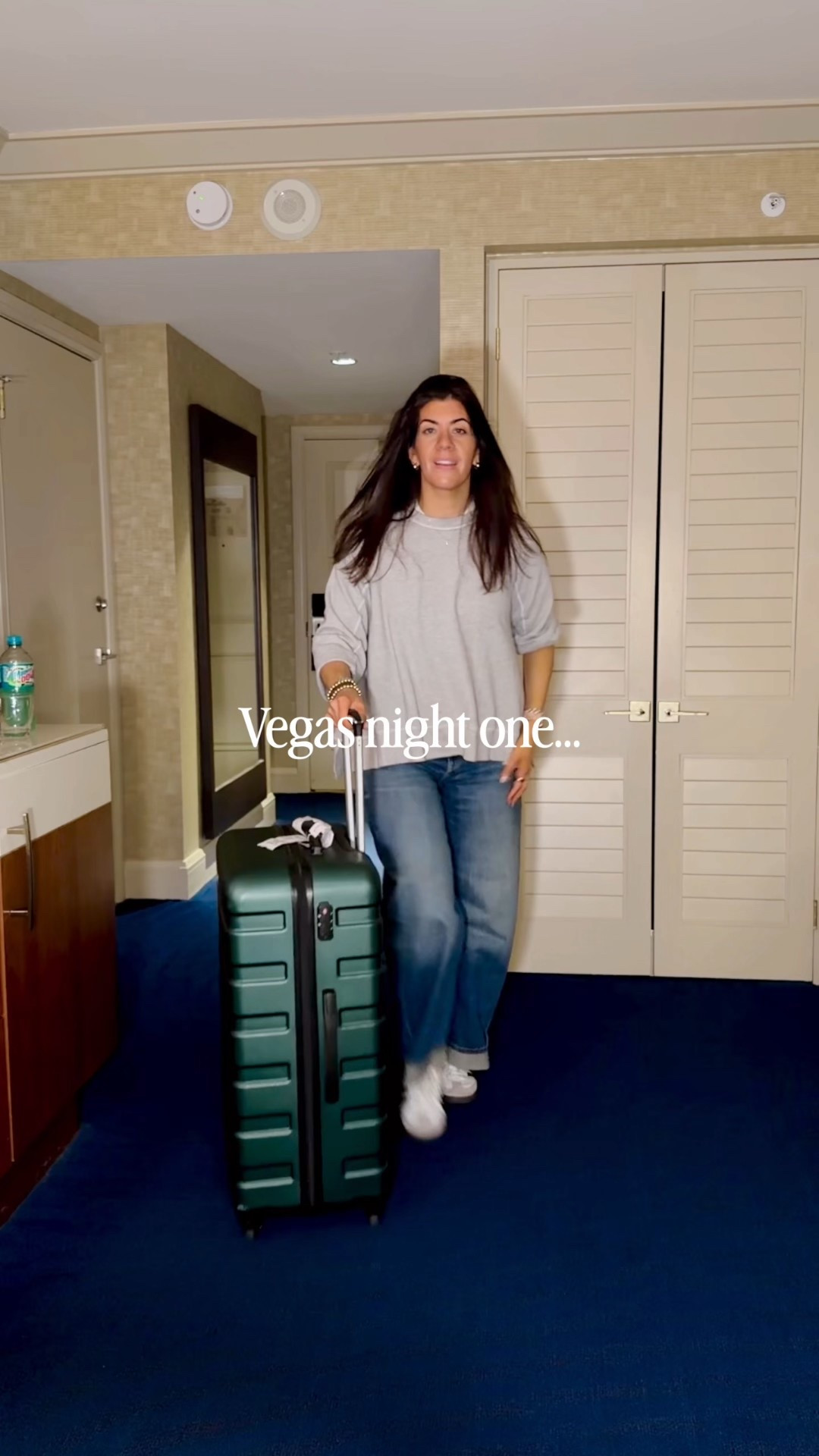 Vegas night one
Leather top-medium
Jeans 29 (have a longer inseam and added similar)

Travel outfit
Jeans-8
Sweatshirt-m

#LTKTall #LTKOver40 #LTKMidsize