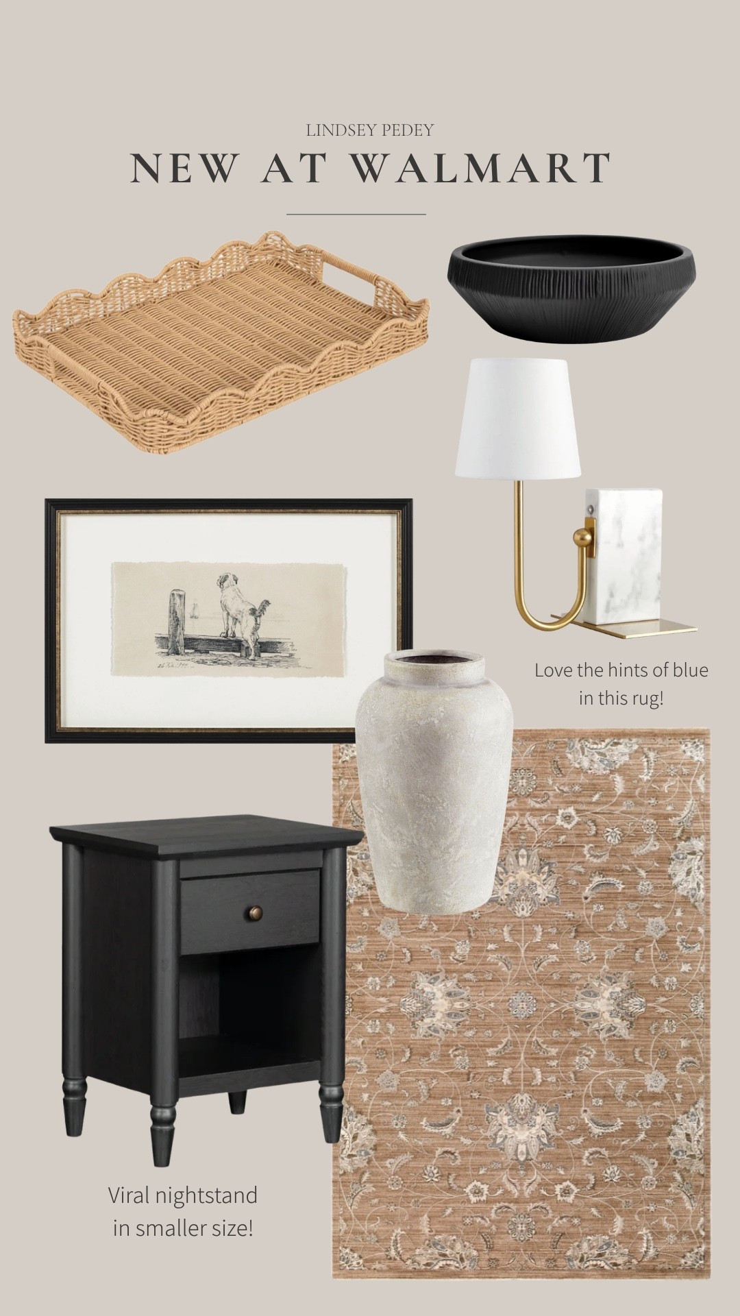 New Walmart home arrivals! 


Walmart home, spring decor, wall art, designer look for less, rug, kitchen, living room, rattan tray, vintage vase, neutral classic home

#LTKHome