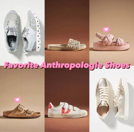 Here are my favorite shoe picks from Anthropologie 💗 \\ sandals, sneakers, tennis shoes, workout shoes, Veja, vegan, dolce vita 

#LTKFind #LTKshoecrush #LTKxAnthro
