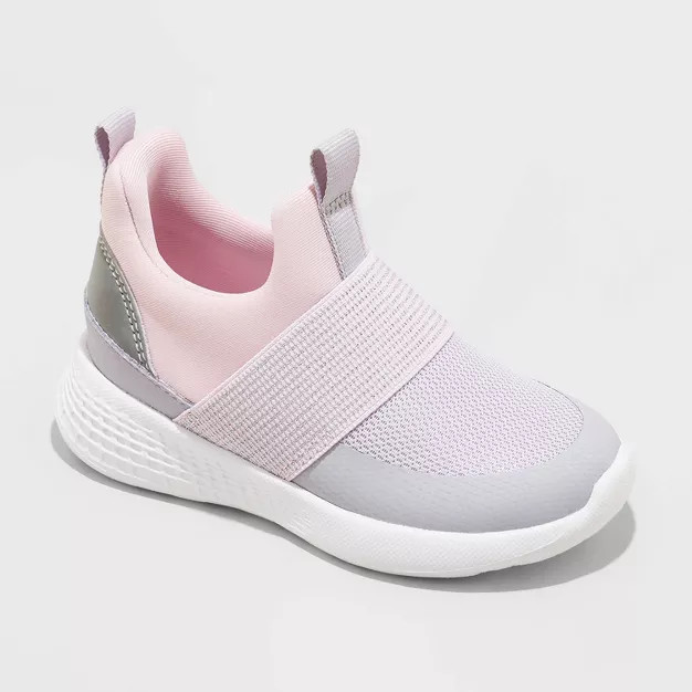 Toddler Gray Slip-On Apparel Sneakers - Cat & Jack™ | Target