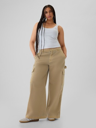 Mid Rise Cargo Baggy Khakis | Gap (US)