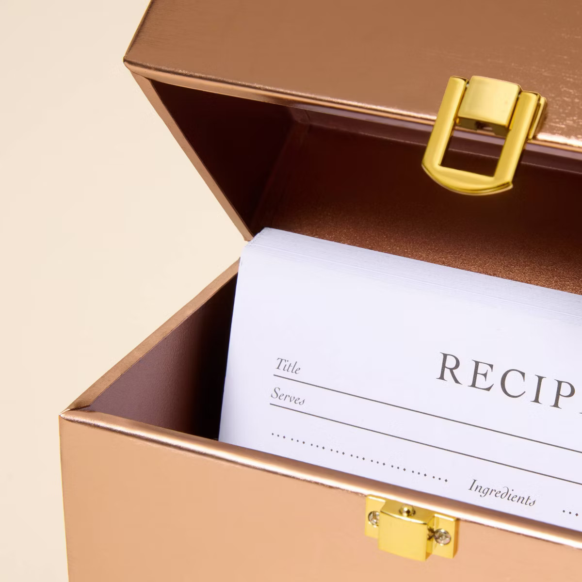 Recipe Box Copper Finish - Hearth & Hand™ with Magnolia | Target