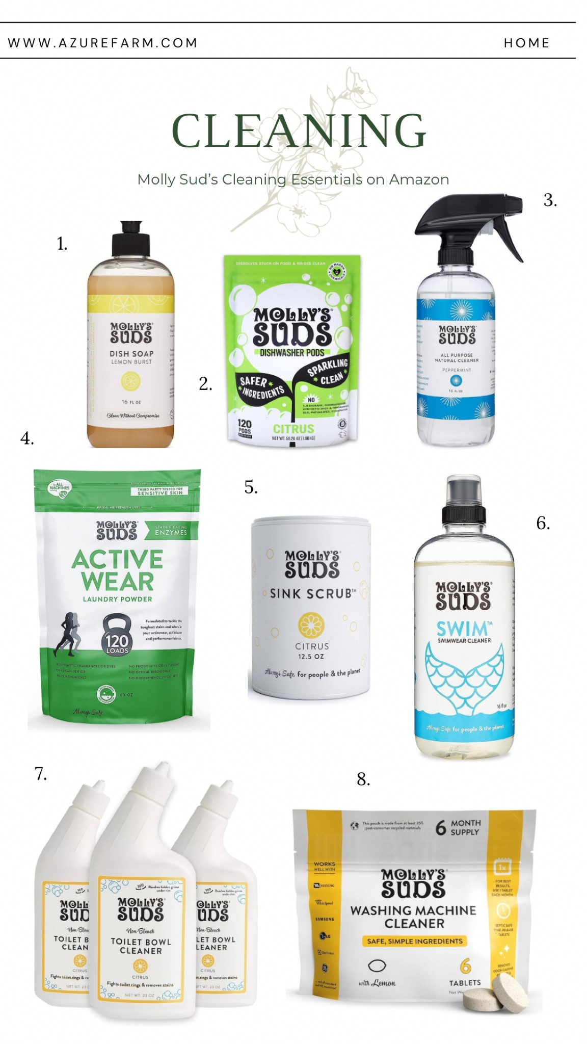 Molly Syd’s Household cleaning essentials from Amazon! 



#LTKHome #LTKFindsUnder100 #LTKFamily