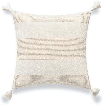 Hofdeco Modern Boho Morrocan Decorative Pillow Cover ONLY for Couch, Sofa, or Bed, Golden Yellow ... | Amazon (US)