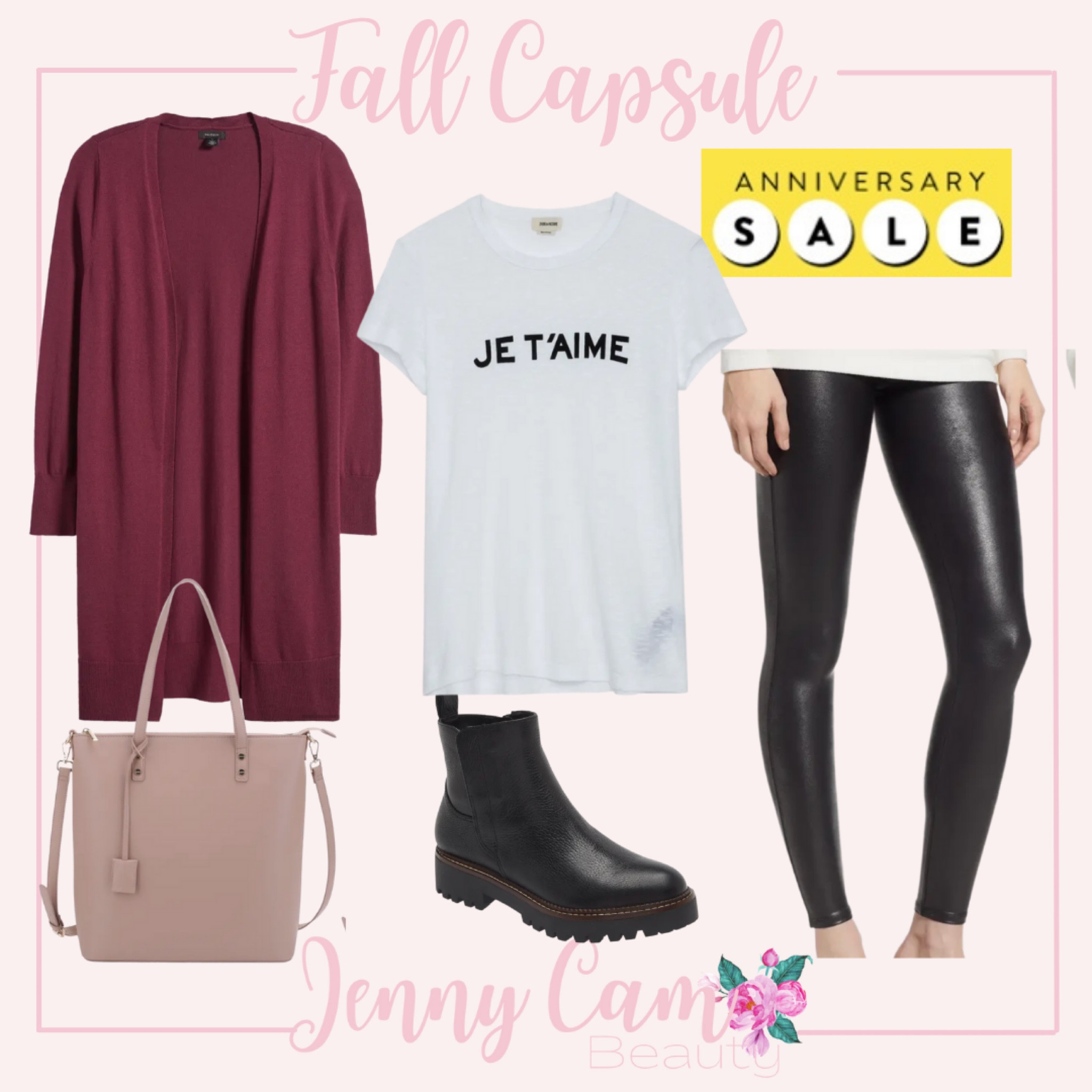#nsale fall capsule wardrobe white tee cardigan faux leather leggings Spanx booties

#LTKstyletip #LTKxNSale #LTKsalealert