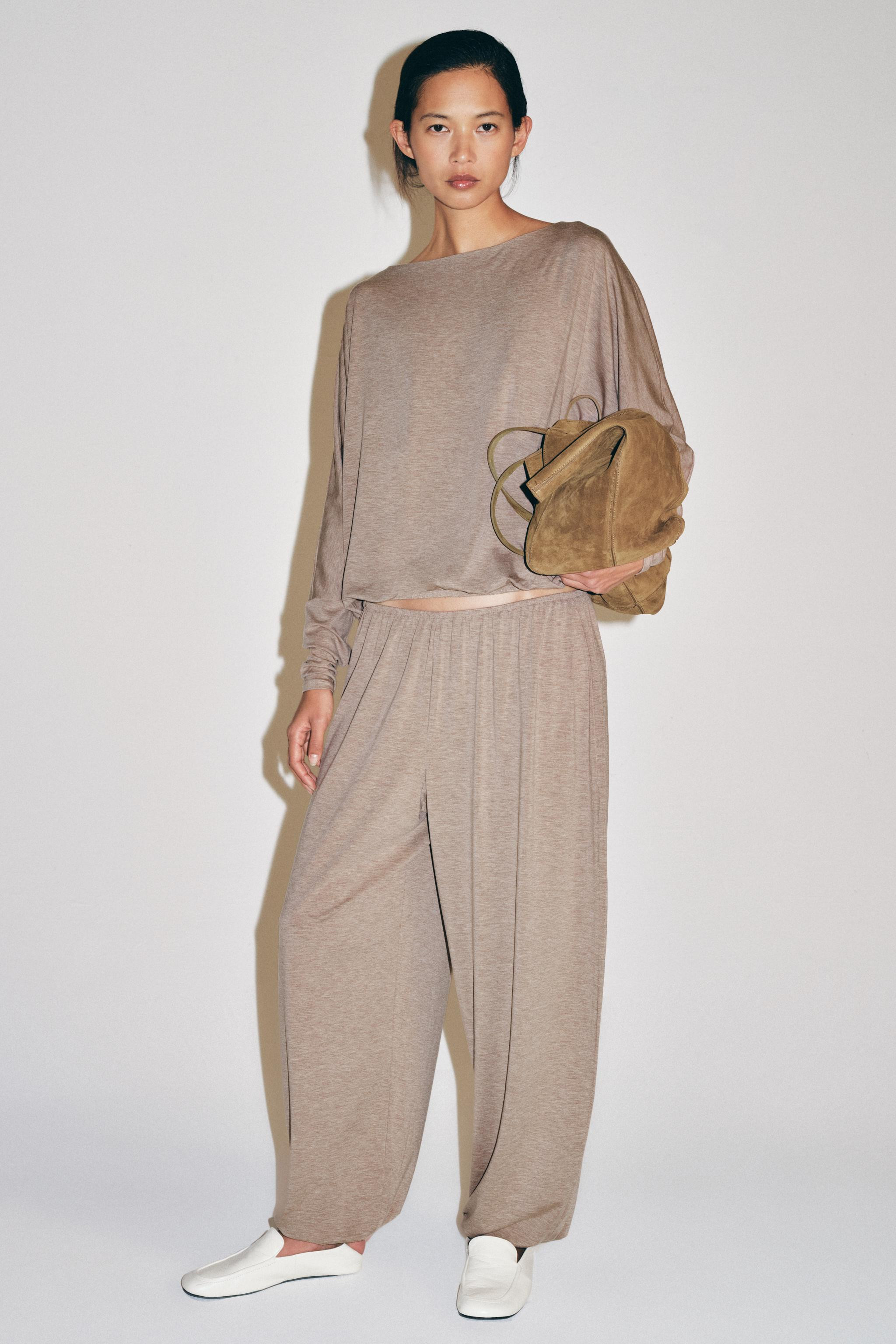 ELASTICATED HEM T-SHIRT | Zara UK