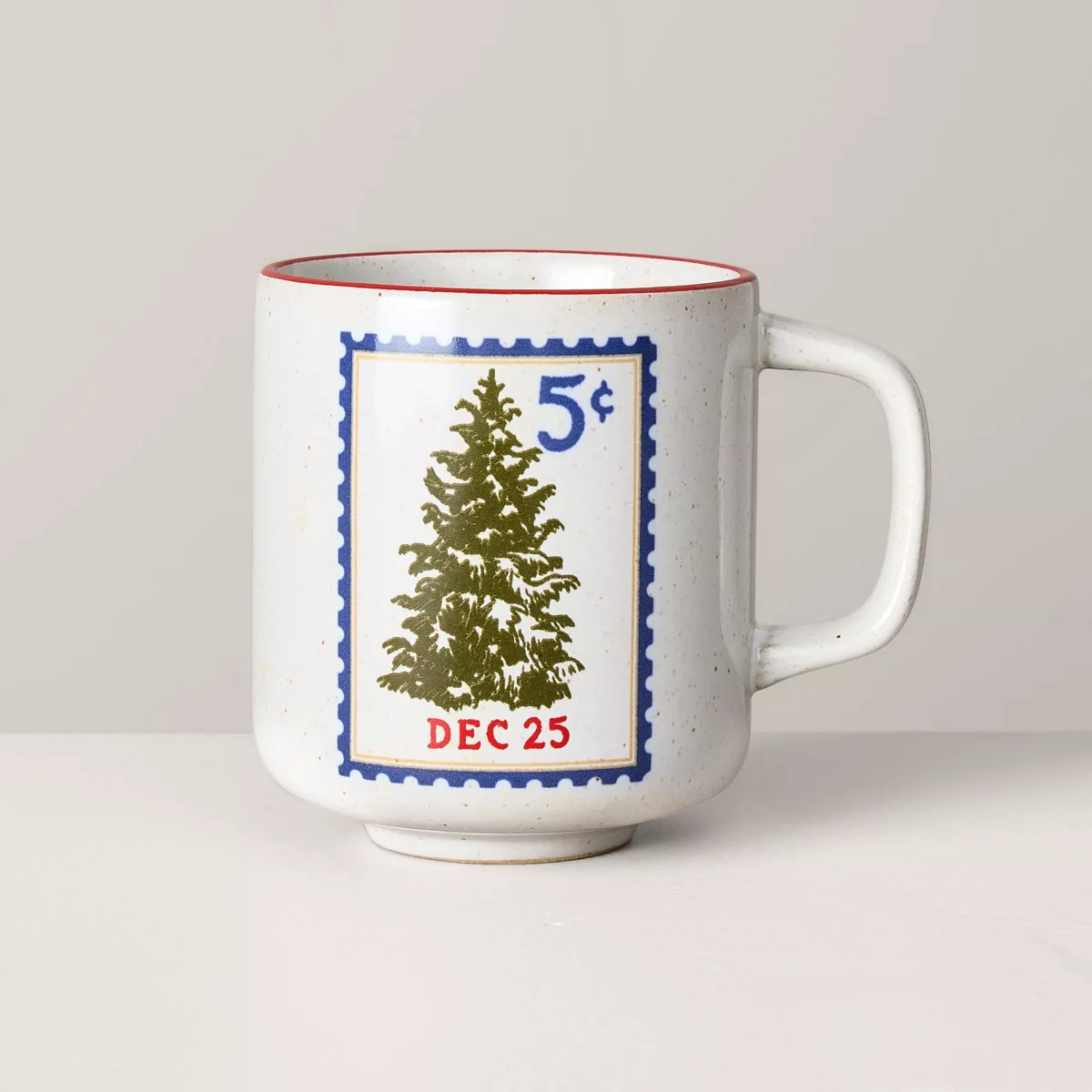 13oz Stoneware Christmas Stamp Mug - Hearth & Hand™ with Magnolia | Target