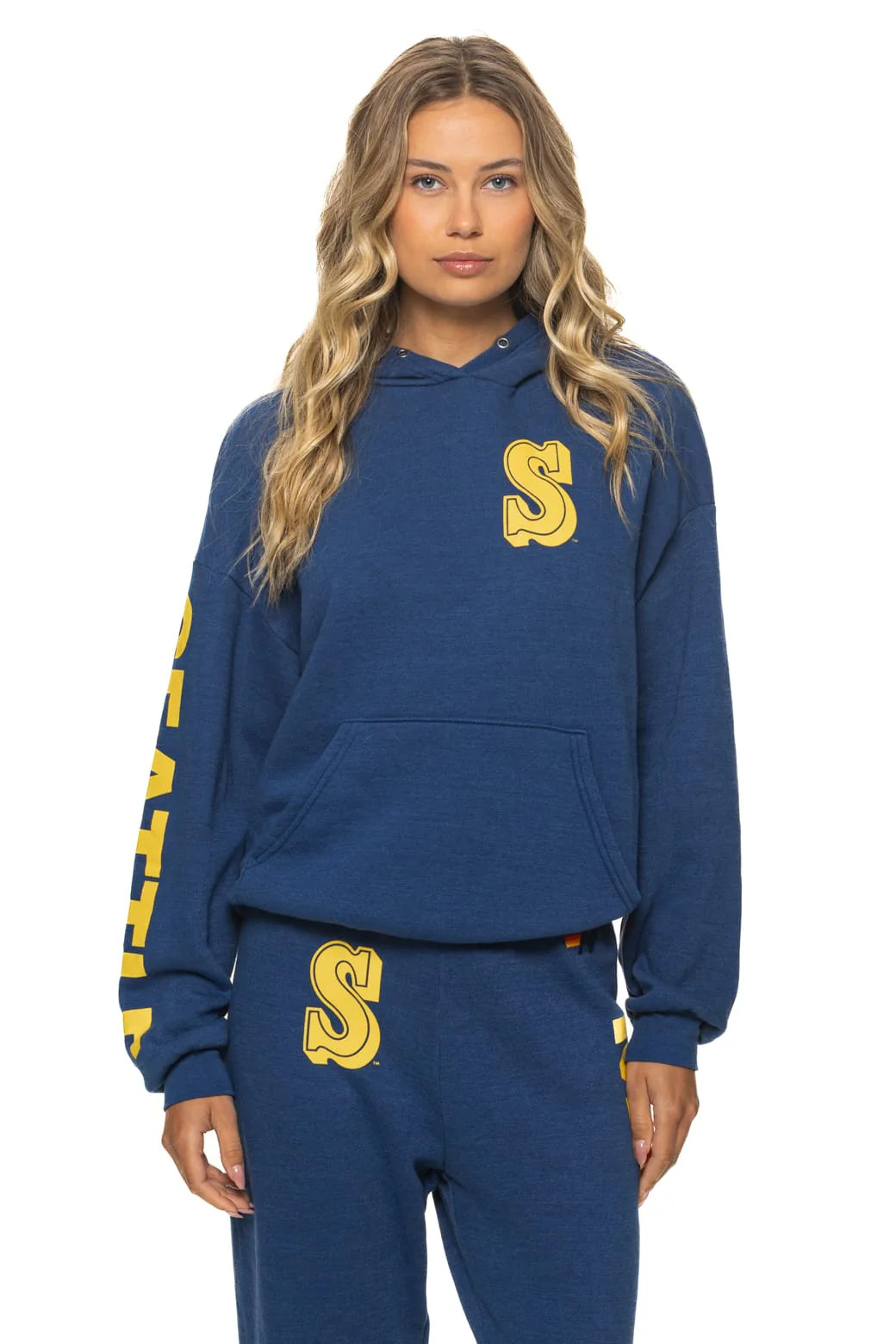 SEATTLE MARINERS 2026 RELAXED PULLOVER HOODIE - ROYAL | Aviator Nation