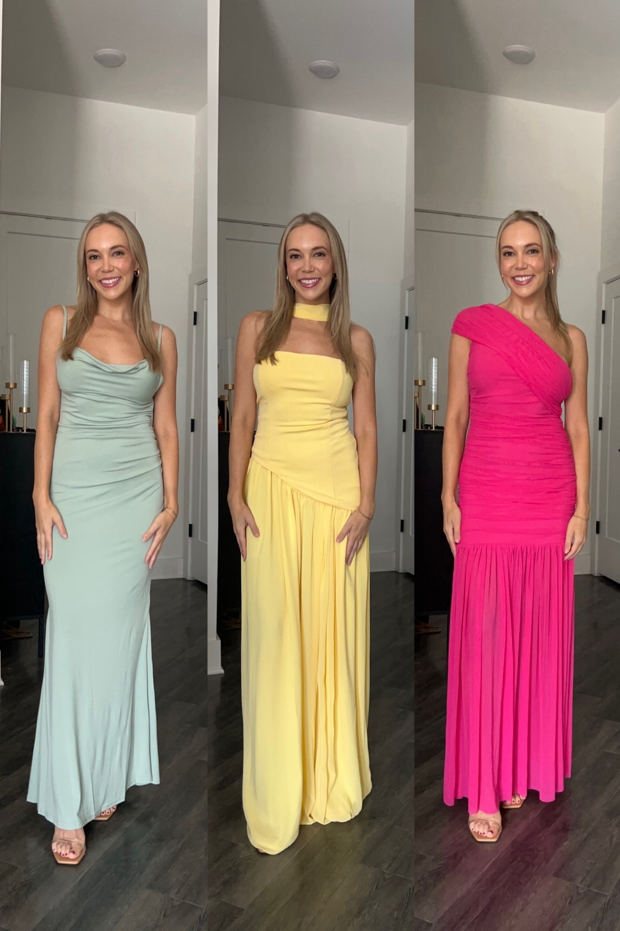 Three summer formal wedding guest dresses! Which one is your favorite? Black tie wedding guest dress, affordable wedding guest dress 

#LTKFindsUnder50 #LTKStyleTip #LTKFindsUnder100