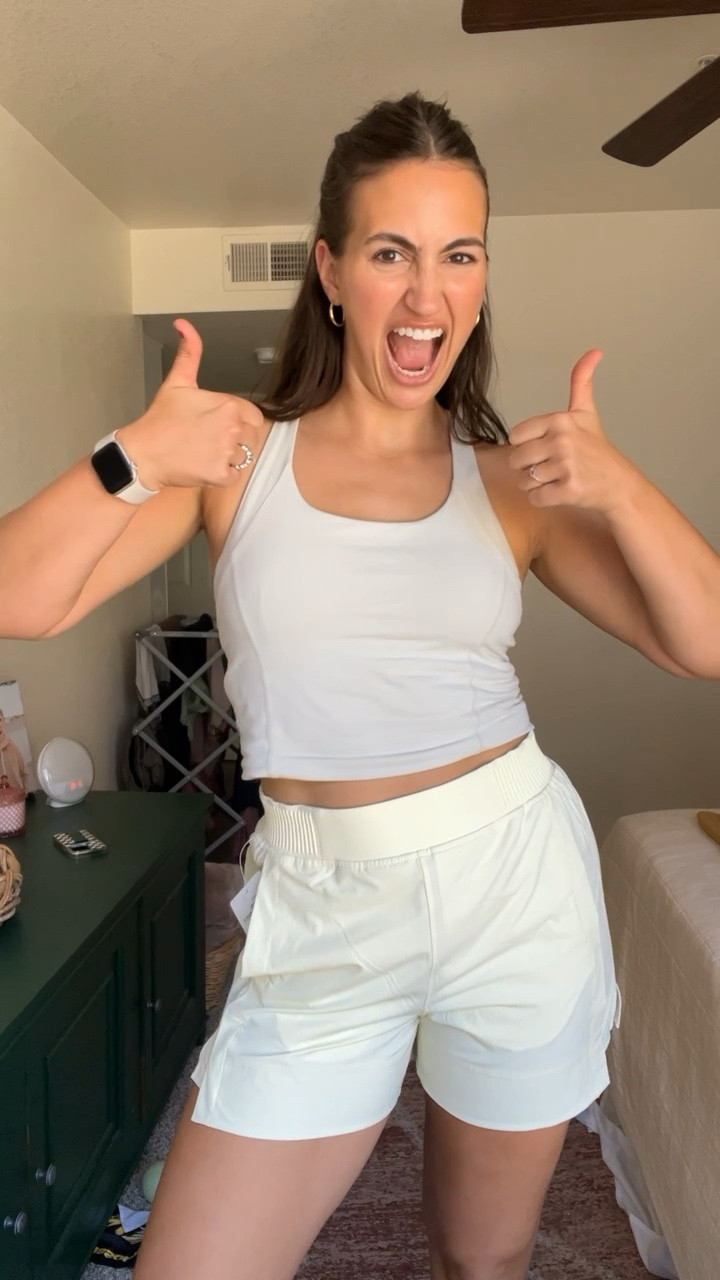 most awkward video ever??? BUT THESE SHORTS ARE AMAZING!!! Polished lounge👌Wearing a medium - I could have gone either way small or medium, so just order true to size and know that they are forgiving if you’re worried about it!! 

#LTKFindsUnder100 #LTKSaleAlert