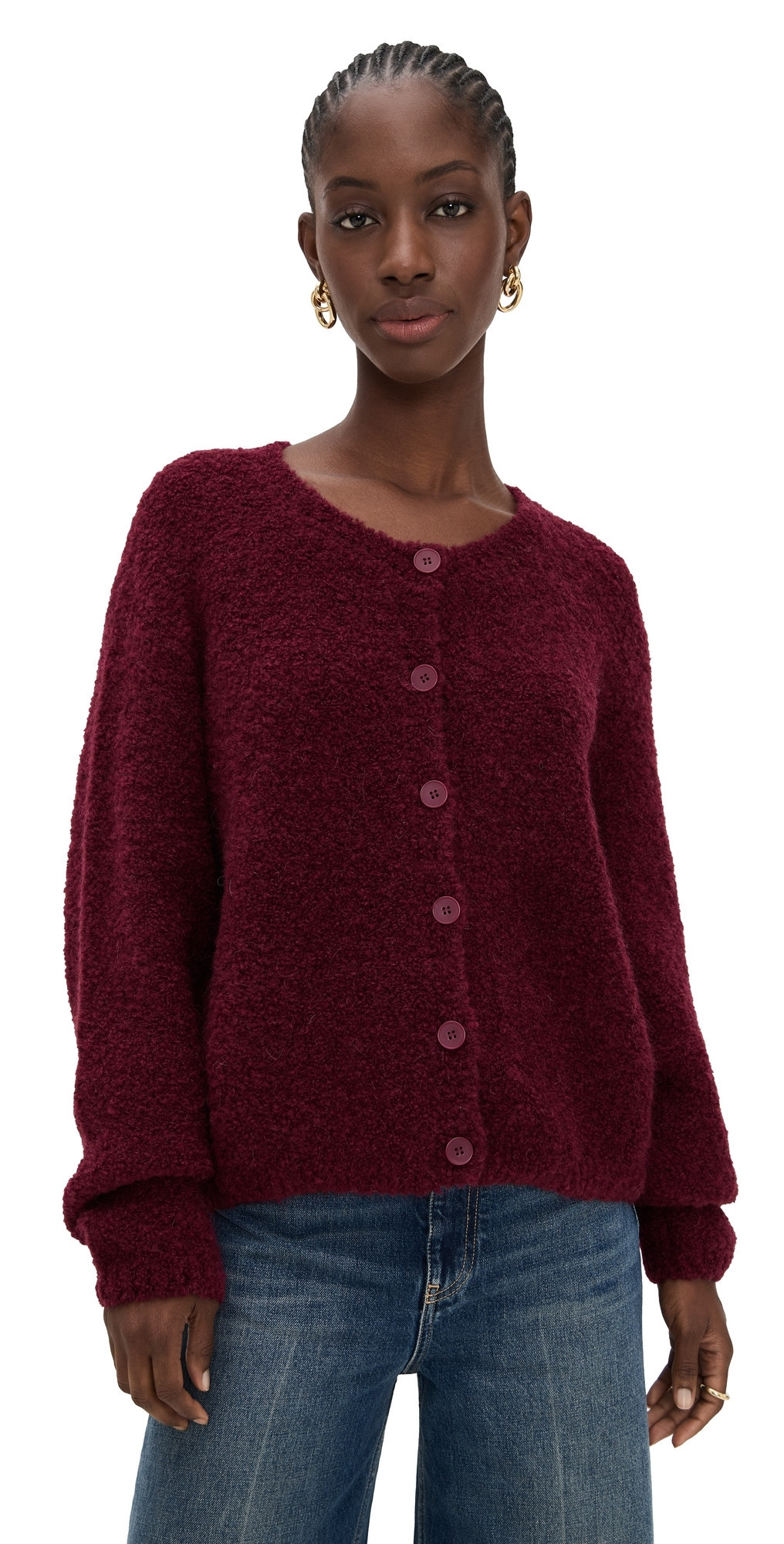 American Vintage Zolly Cardigan Grenade Chine M/L | Shopbop