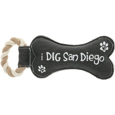 Pavilion Gift Company - San Diego - 12" Canvas Dog Toy with Rope - Pet Toy | Target