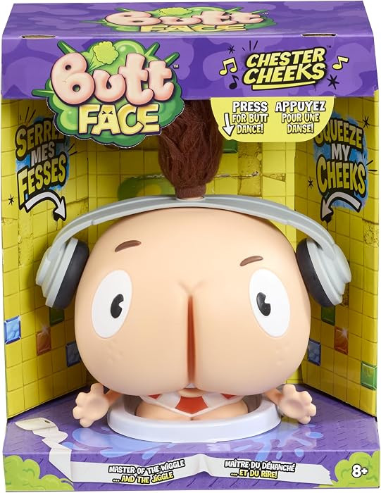 Butt Face: Chester Cheeks | Hilarious Farting Sound Effects + Jiggle Wiggle Dancing | Great Gag G... | Amazon (US)