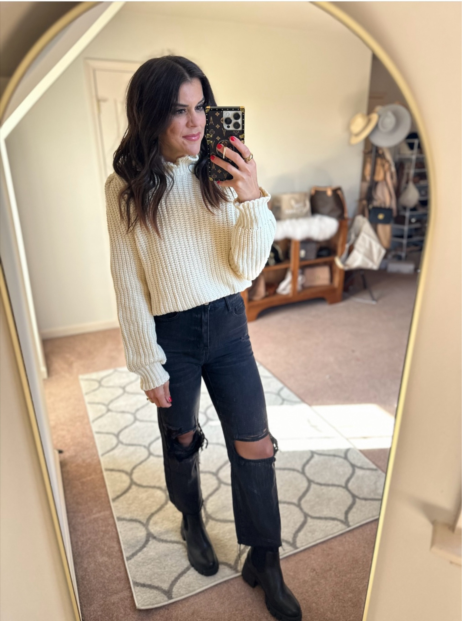 Turtle neck with cute ruffled detail! On promo until 11/2!

50% off with code 507C1L78
+ clip the coupon
Only $12 
 

How to use the promo code 👇🏼

Copy the code above (screenshot and then go to the picture, hold your finger down on top of the code), paste it in the box at checkout (the box is at the bottom of the payment page) . Hit space and "go" on the keyboard. Then the code should be applied.

#LTKFindsUnder100 #LTKSeasonal #LTKSaleAlert