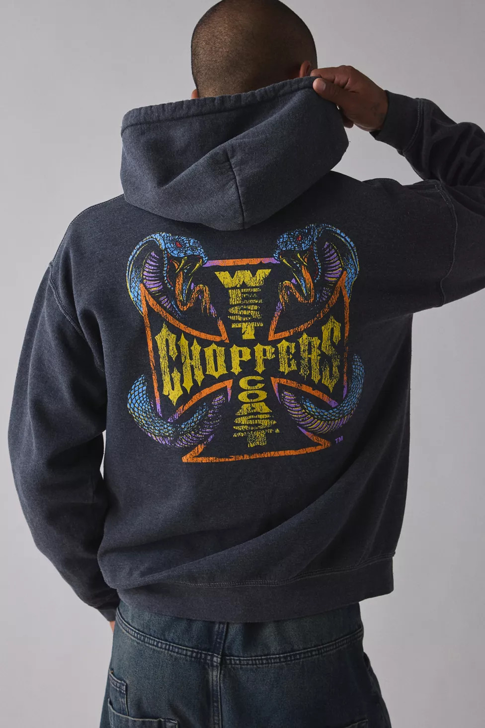 West Coast Choppers Cobra Graphic Hoodie Sweatshirt | Urban Outfitters (US and RoW)