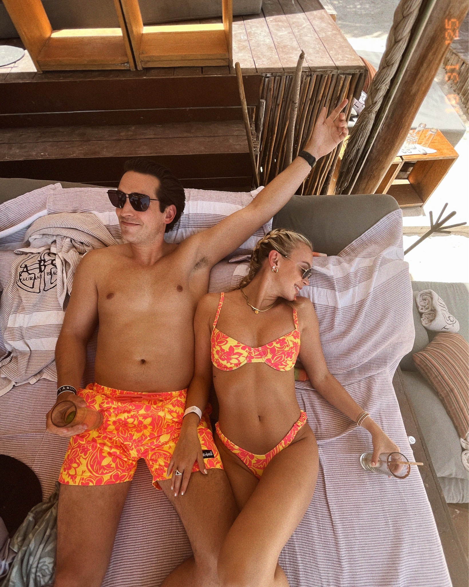 Tulum trip throwback 🌴💗
My fiancé + I wore matching Kulani Kinis bathing suits in the color Pink Lemonade and we got endless compliments. That color is no longer sold, but I linked similar Kulani Kinis bikinis + matching couples swim sets in bright pink + tropical patterns that give the same vibe. I LOVE these suits so much. 
Perfect for honeymoons, beach vacations, tropical trips, and bachelorette weekends.
Everything is linked here!


#LTKSwim #LTKMens #LTKTravel