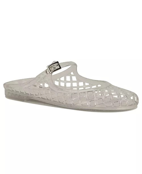 Nine West Women's Yunny Jelly Mary Jane Mule Flats - Macy's | Macy's