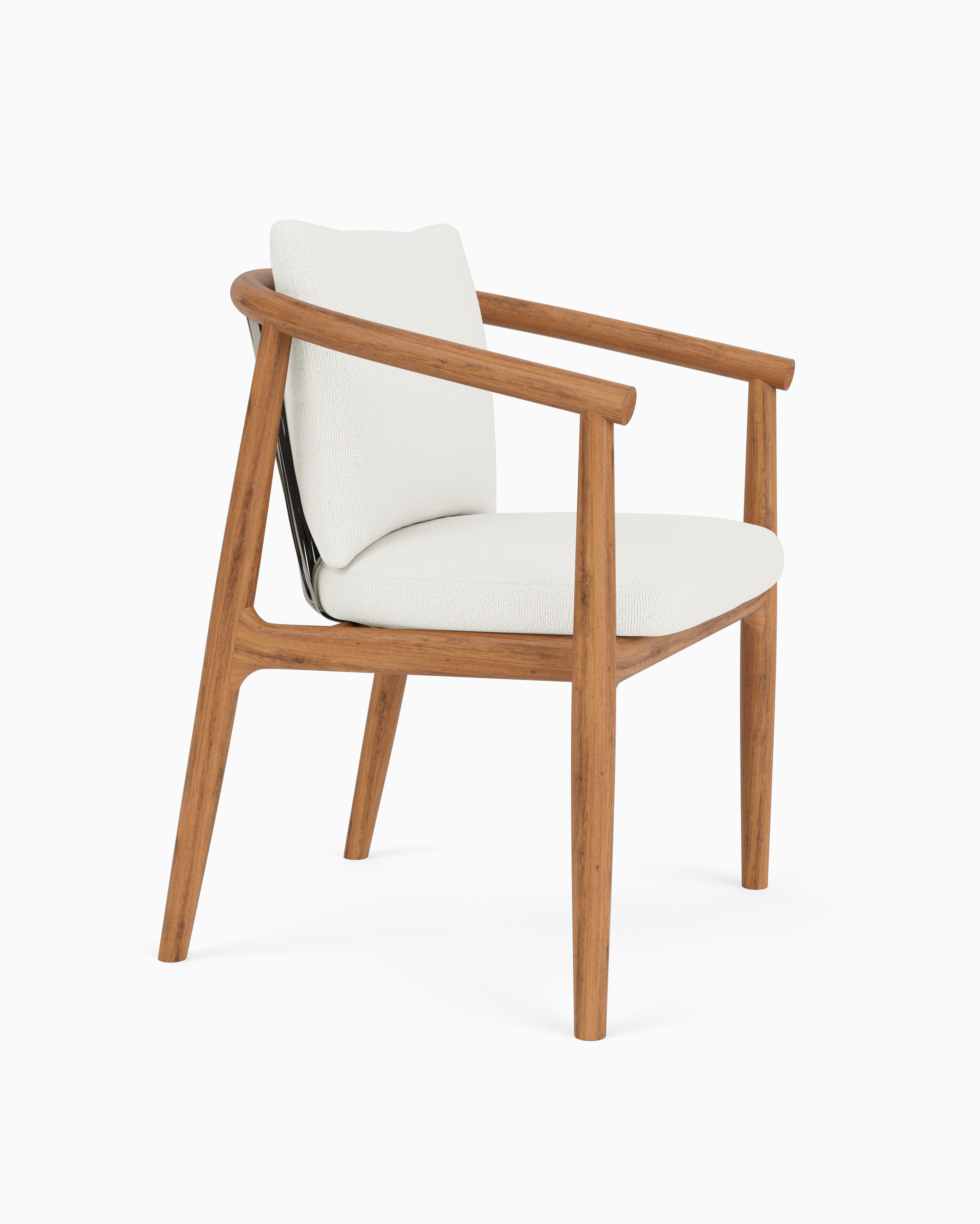 Outdoor Dillon Dining Chair | Modern Teak Outdoor Seating | Denver Modern