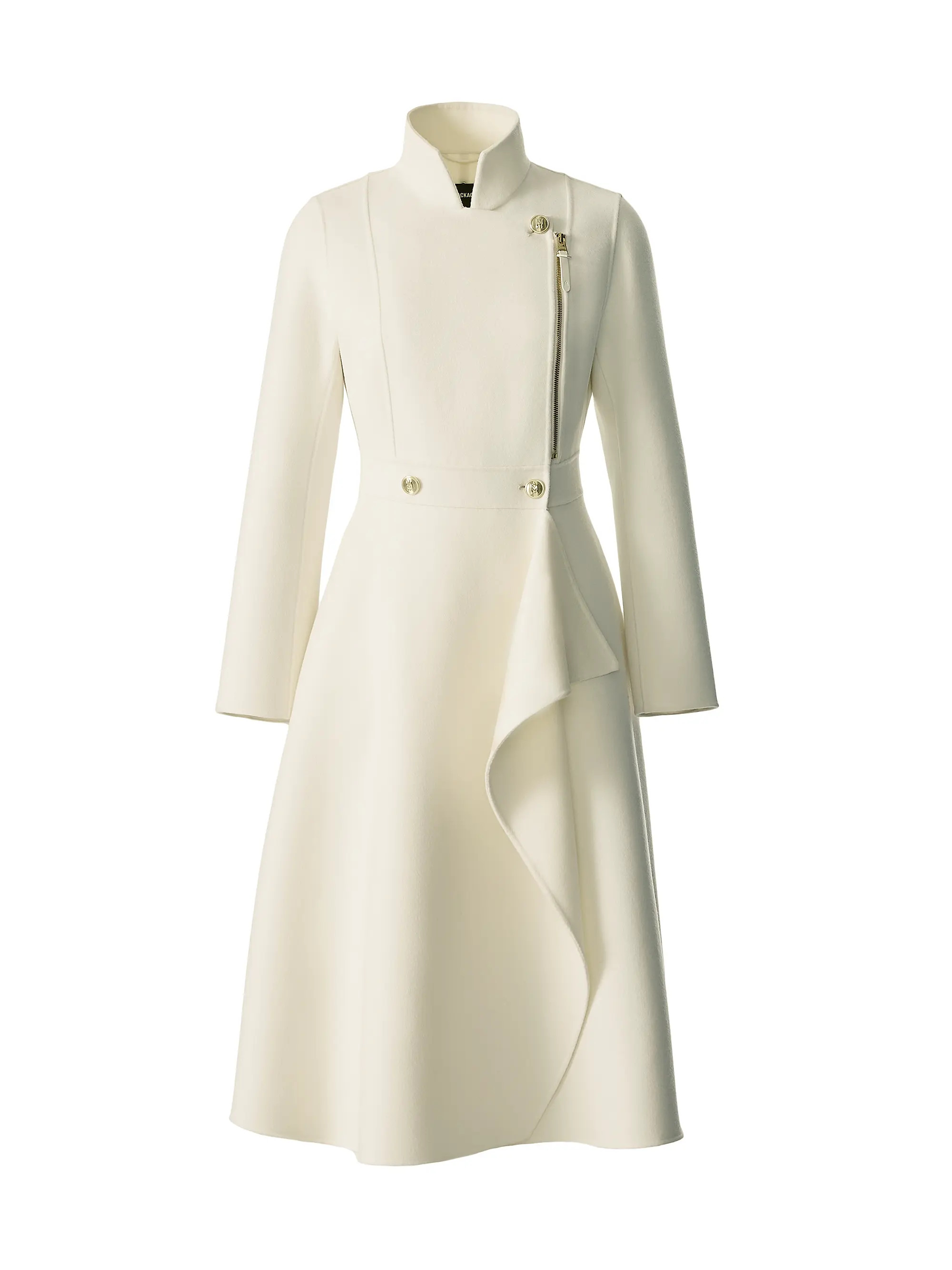 Annia Wool Flared Wrap Coat | Saks Fifth Avenue