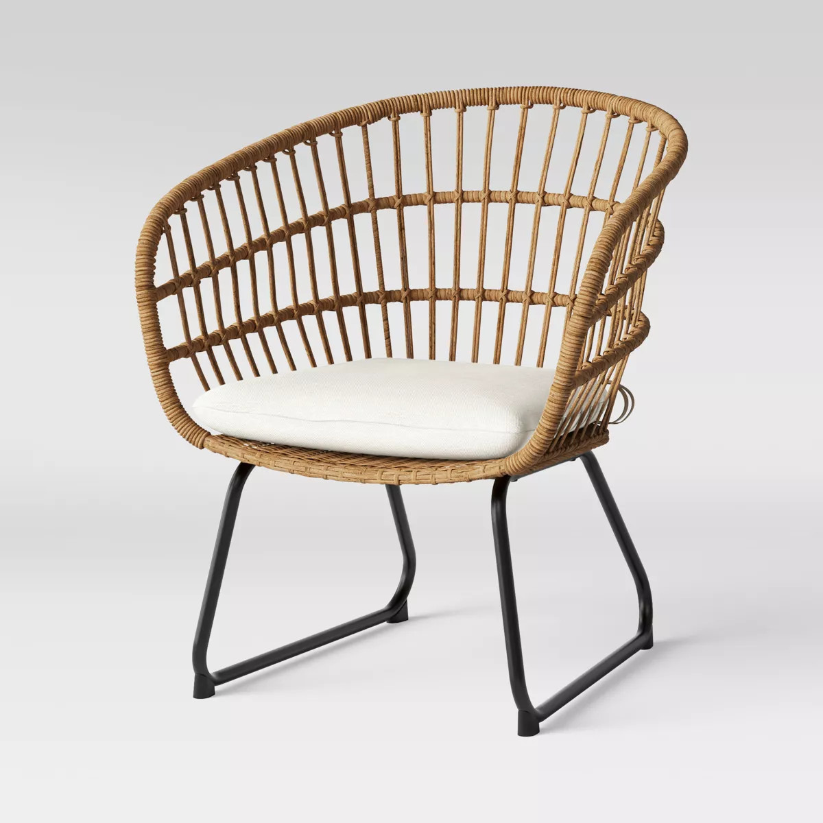 2pc Southport Outdoor Patio Dining Chairs with Metal Legs Arm Chairs - Threshold™ | Target