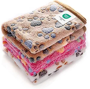 Luciphia 1 Pack 3 Blankets Super Soft Fluffy Premium Fleece Pet Blanket Flannel Throw for Dog Pup... | Amazon (US)