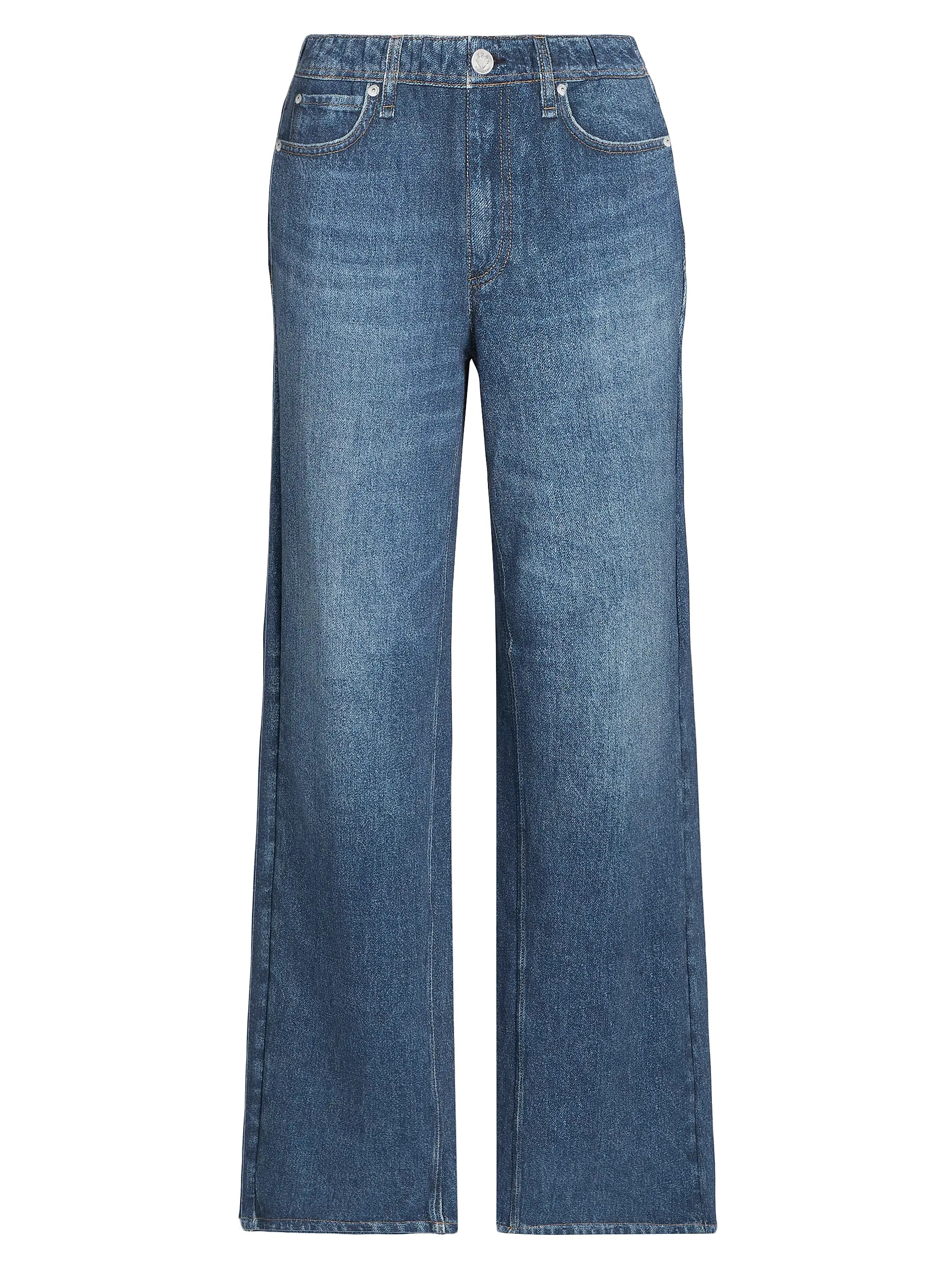 rag & bone rb Miramar Terry Wide-Leg Pants | Saks Fifth Avenue | Saks Fifth Avenue