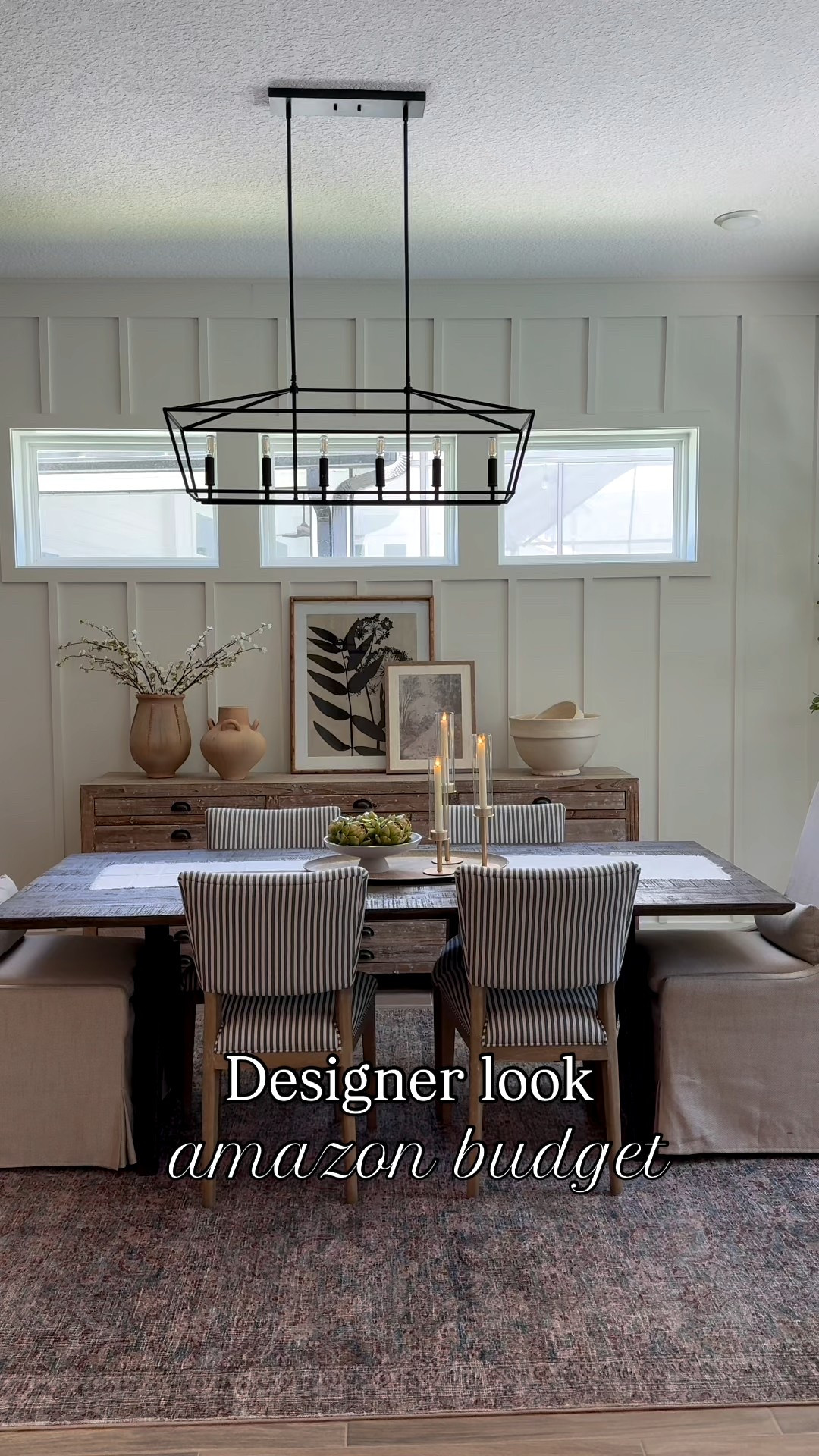 Gorgeous dining room centerpiece- best part you can keep it up year round! All from Amazon 👌🏽 

Dining room centerpiece, Amazon home decor, pottery barn look for less, designer inspired home finds, dining room inspo 

#LTKHome #LTKSeasonal