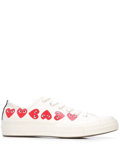Comme Des Garçons Play x Converse 'Chuck Taylor Multi Heart 1970s OX' Sneakers | Farfetch (DE)