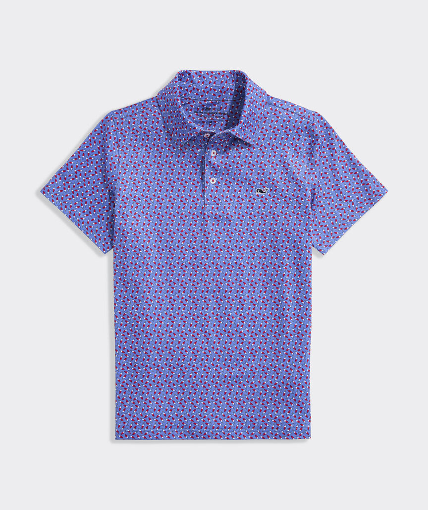Boys' Performance Printed Sankaty Polo | vineyard vines