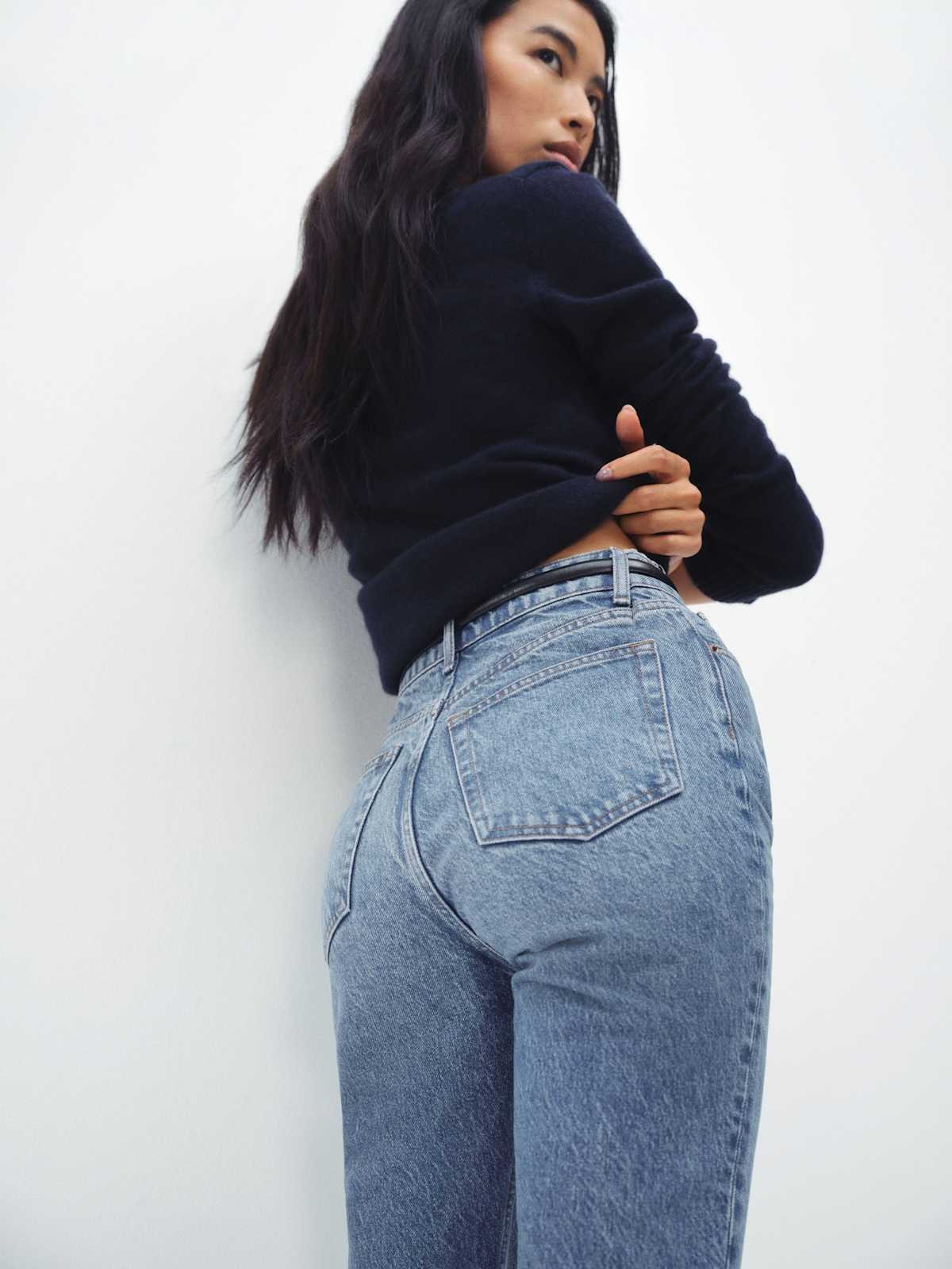 Cynthia High Rise Straight Jeans | Reformation (Global)