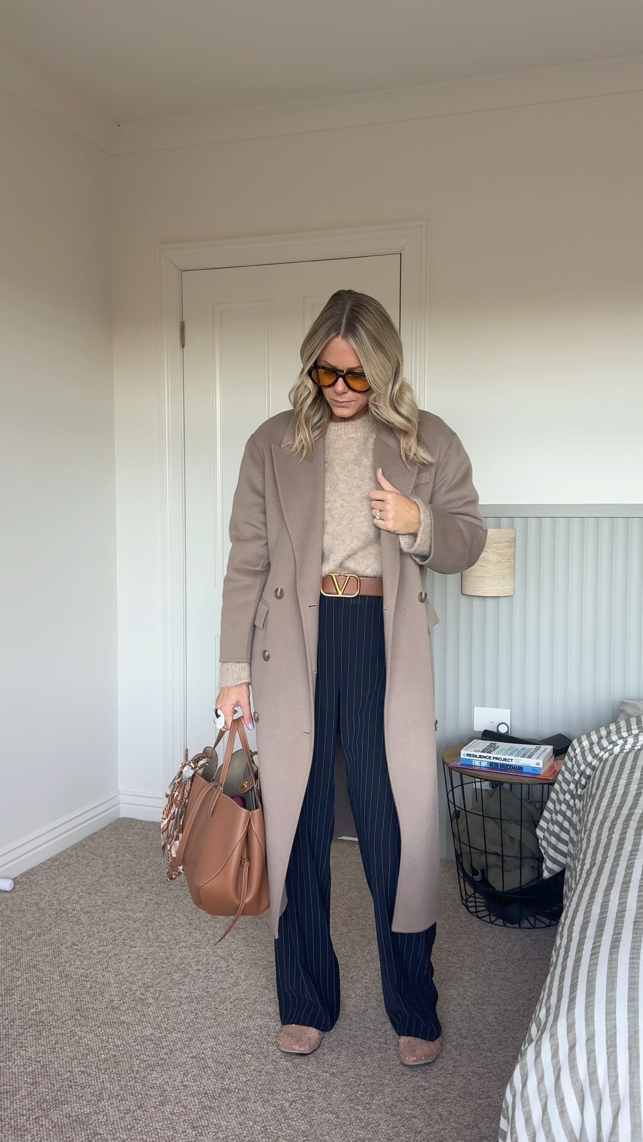 Winter workdays in fluffy knits and navy pinstripe pants 💙

#LTKstyletip #LTKwinter #LTKaustralia