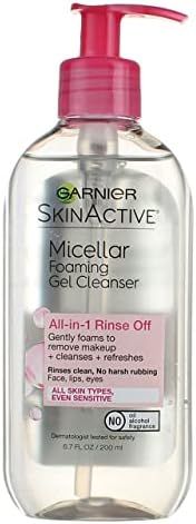 Garnier SkinActive Micellar Foaming Face Wash, 6.7 Fluid Ounce (Pack of 2) | Amazon (US)