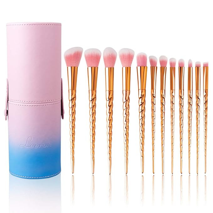 Makeup Brushes Set,Professional Makeup Brushes Kit Set with Case for Blush Liquid Foundation Eyes... | Amazon (US)