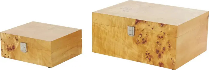 Wood Set of 2 Decorative Boxes | Nordstrom Rack