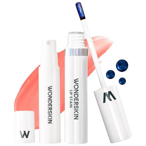 Wonderskin Wonder Blading Peel and Reveal Lip Stain Kit, Long Lasting Lip Tint, Transfer Proof, Matte Finish, Waterproof Formula (Crush) | Amazon (UK)
