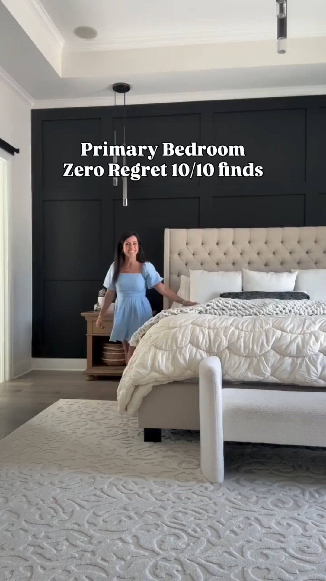 💕✨Simple, cozy, and a little bit luxe ✨
Layered bedding, a quilt set, warm candle glow, and a black accent wall = my favorite kind of bedroom refresh.

cozy bedroom ideas. primary bedroom decor. luxury bedroom on a budget. black accent wall bedroom. layered bedding look. quilt set styling. cozy home finds. modern bedroom refresh. neutral luxury bedroom. bedroom decor inspiration

#LTKmorningroutine #LTKHome #LTKmomlife