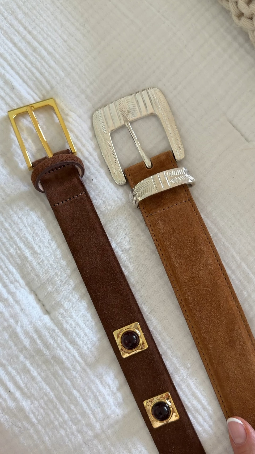 New belts I’m obsessed with! On the pricier side but I wear belts so much they always end up paying for themselves! 