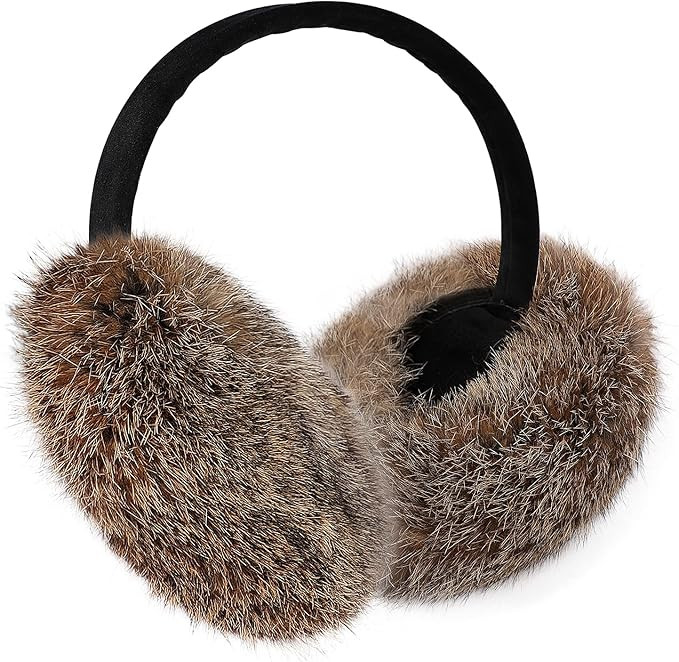 Moonlove Women Winter Earmuffs Faux Fur Ultra Warm Ear Cover Cold-Proof Plush Soft Comfortable Ea... | Amazon (UK)
