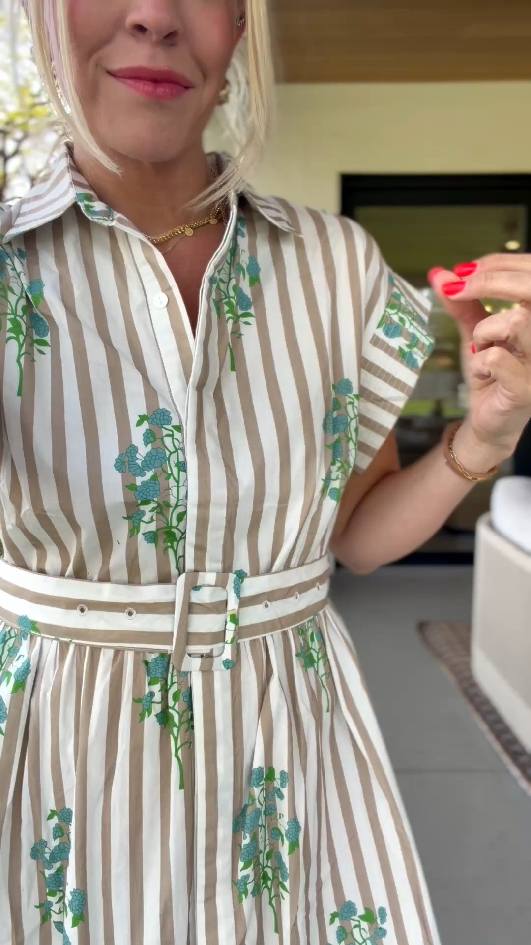 Wearing a size medium!