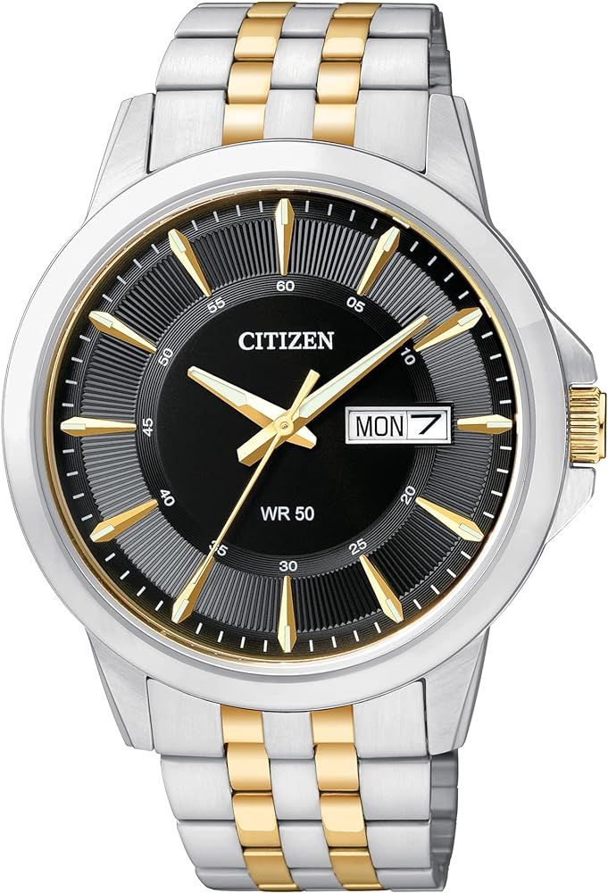 Citizen Quartz Mens Watch, Stainless Steel, Classic, Two-Tone (Model: BF2018-52E)      
 Stainles... | Amazon (US)