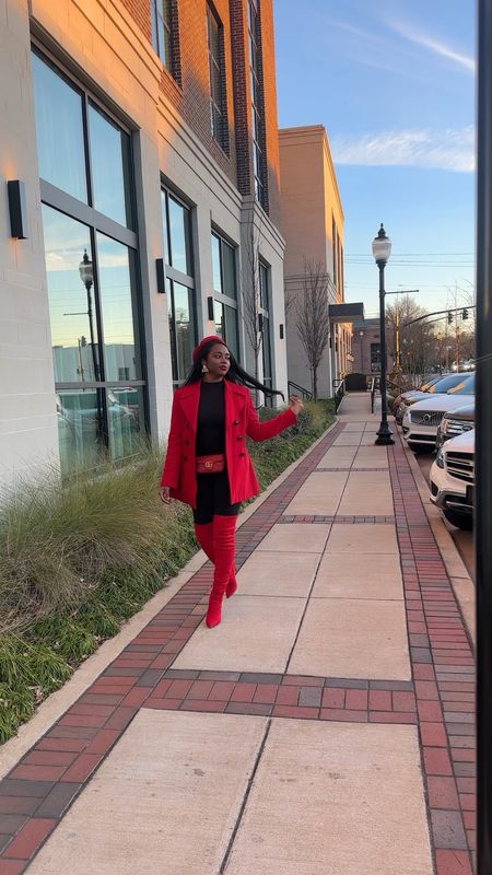 Red Winter Outfit. Perfect for Valentines Day or Galentines party! 

#LTKparties #LTKstyletip