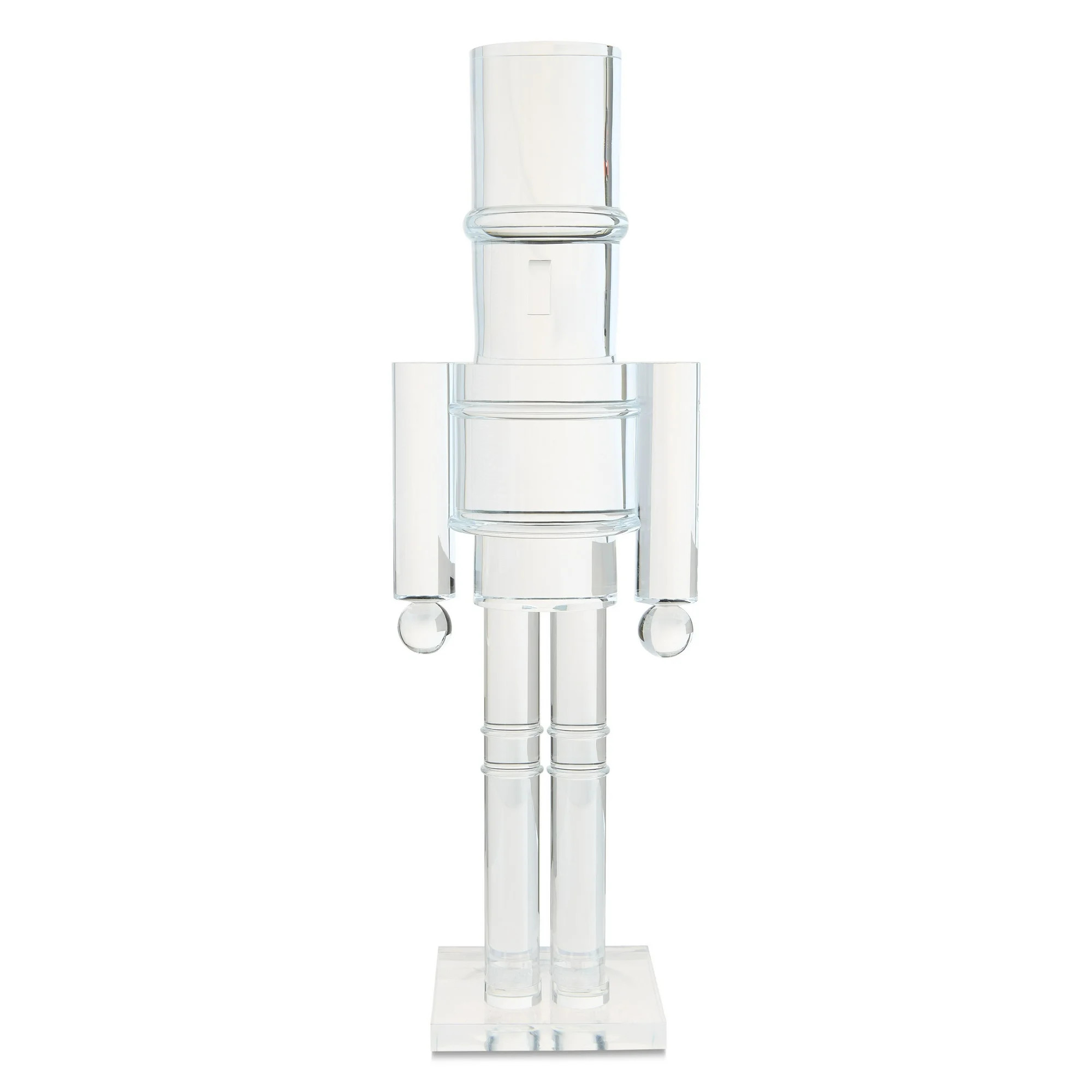 Decorative Nutcracker, Clear, 14", by Holiday Time | Walmart (US)