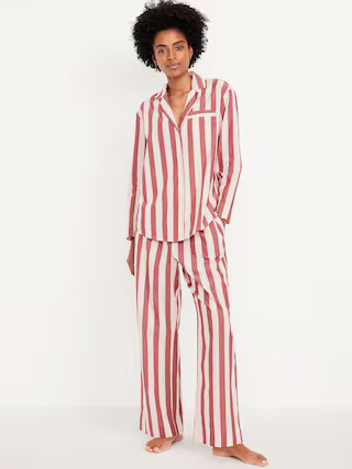 Poplin Pajama Pant Set | Old Navy (US)
