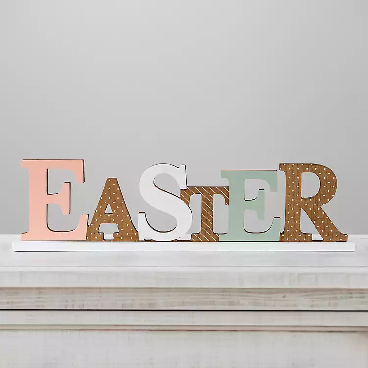 Easter Block Tabletop Sign | Kirkland's Home