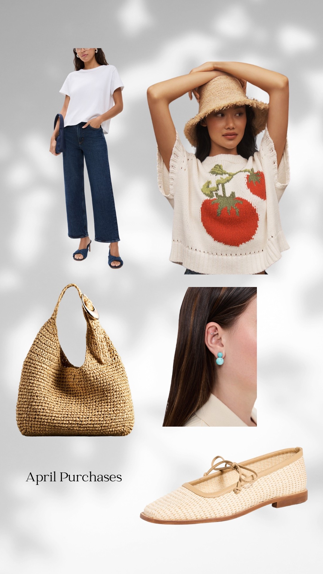 Heading into spring adding some raffia pieces to my wardrobe, a statement tomato knit top that is perfect for Chicago spring, and a good pair of dark wash jeans to contrast bright spring colors. The bag is the love knot mini from anthro is on a wait list! I’ll add it to the list once it’s back in stock!

#LTKPetite #LTKShoeCrush #LTKSeasonal