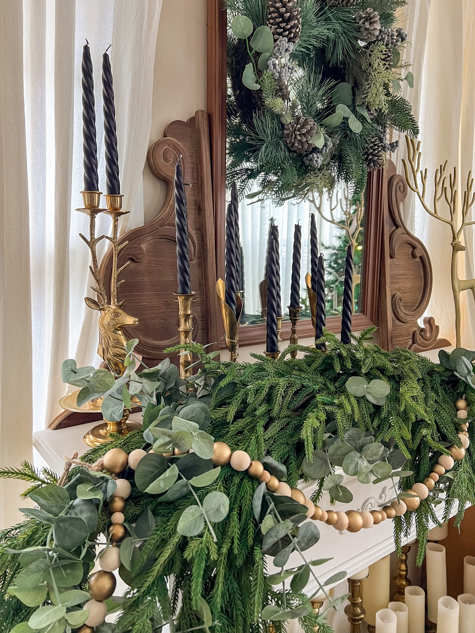 My moody Christmas vibes were elevated by these gorgeous black twisted tapers.

#LTKHoliday #LTKFindsUnder50 #LTKHome