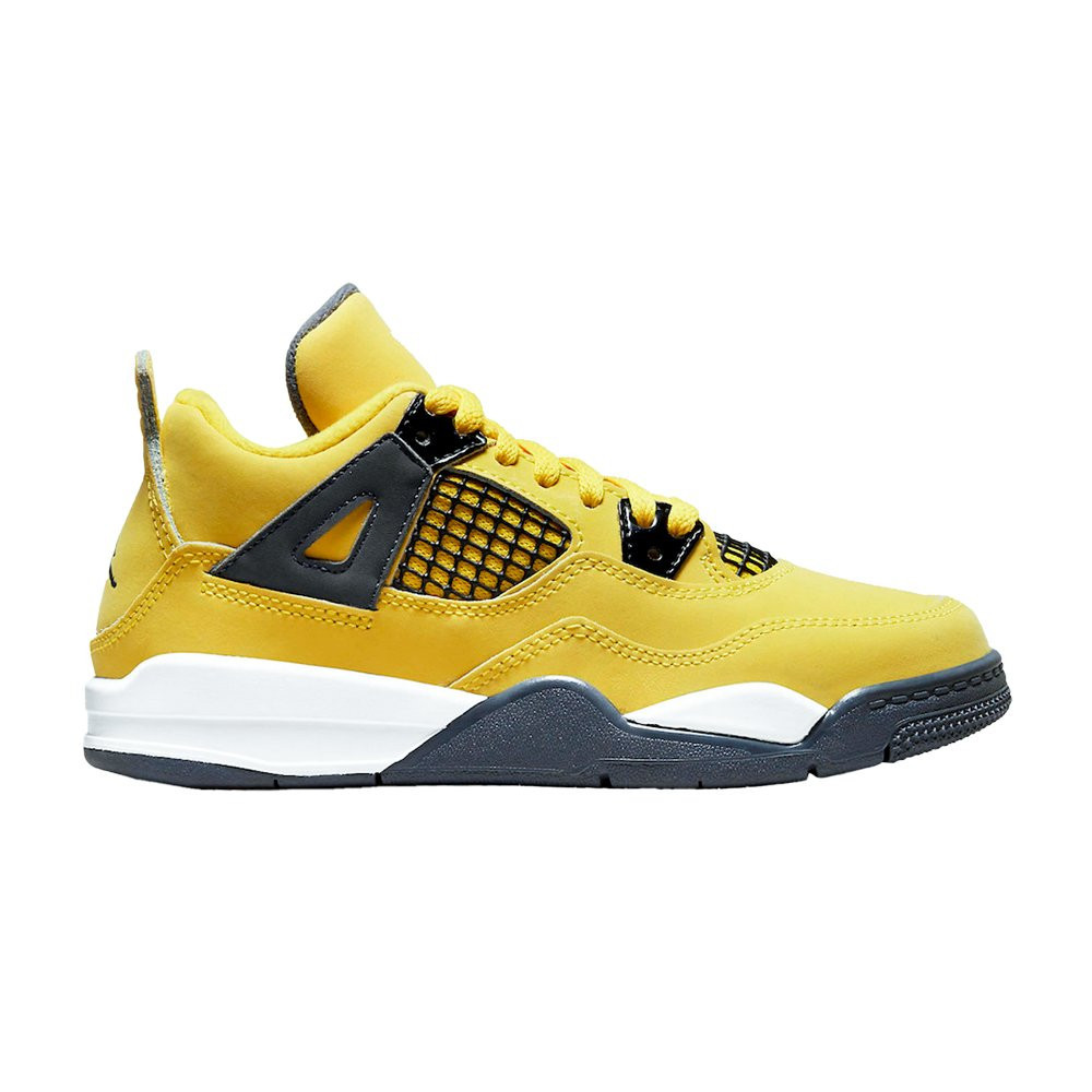 Air Jordan 4 Retro PS 'Lightning' 2021 | Yellow | Kid's Size 3 | GOAT