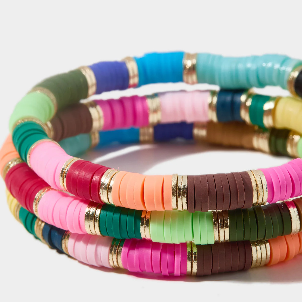 Lucky Six Vinyl Bracelet 6mm | Allie + Bess