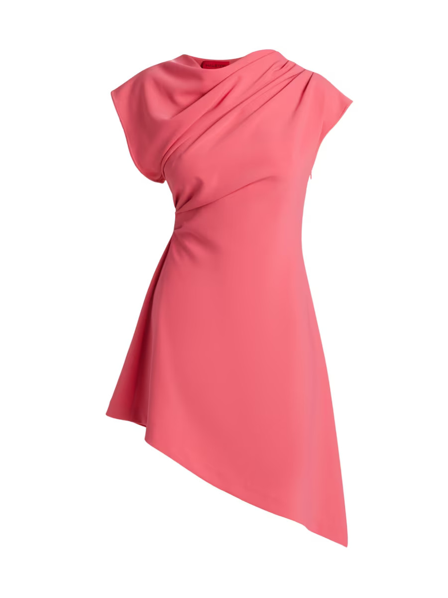 Jolie Crêpe Asymmetric Dress | Saks Fifth Avenue