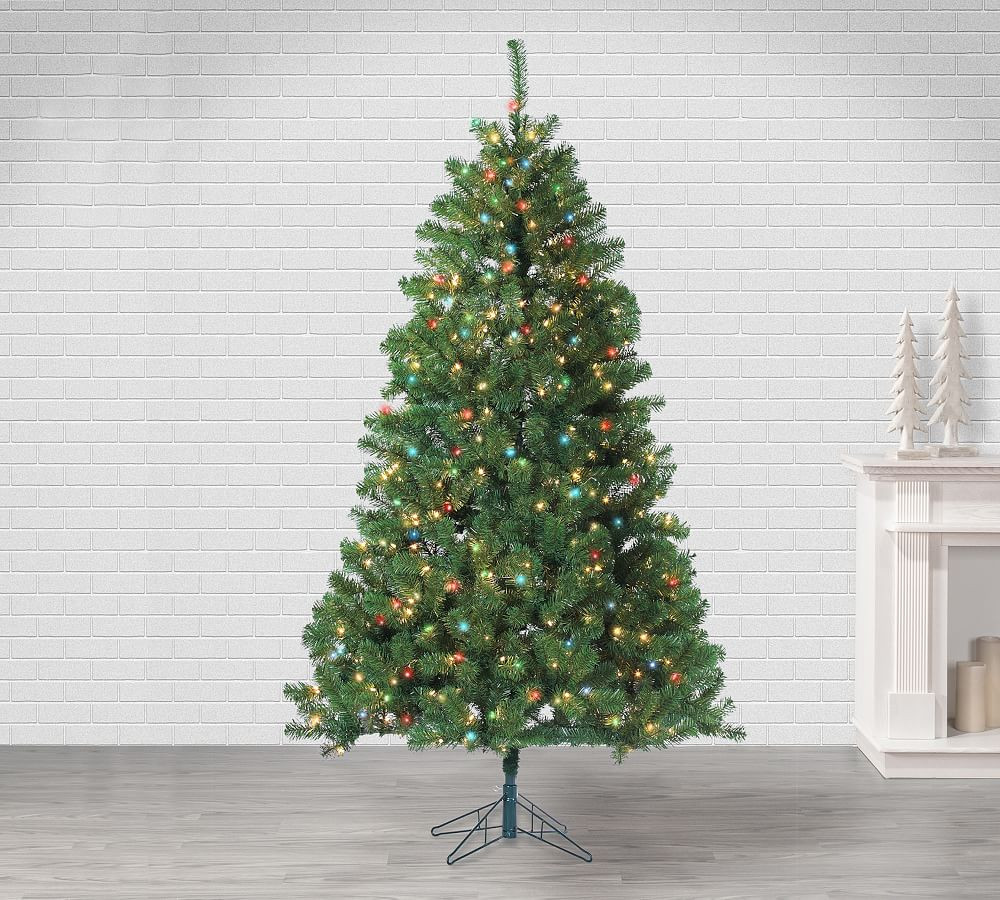 Lit Faux Montana Pine Tree | Pottery Barn (US)